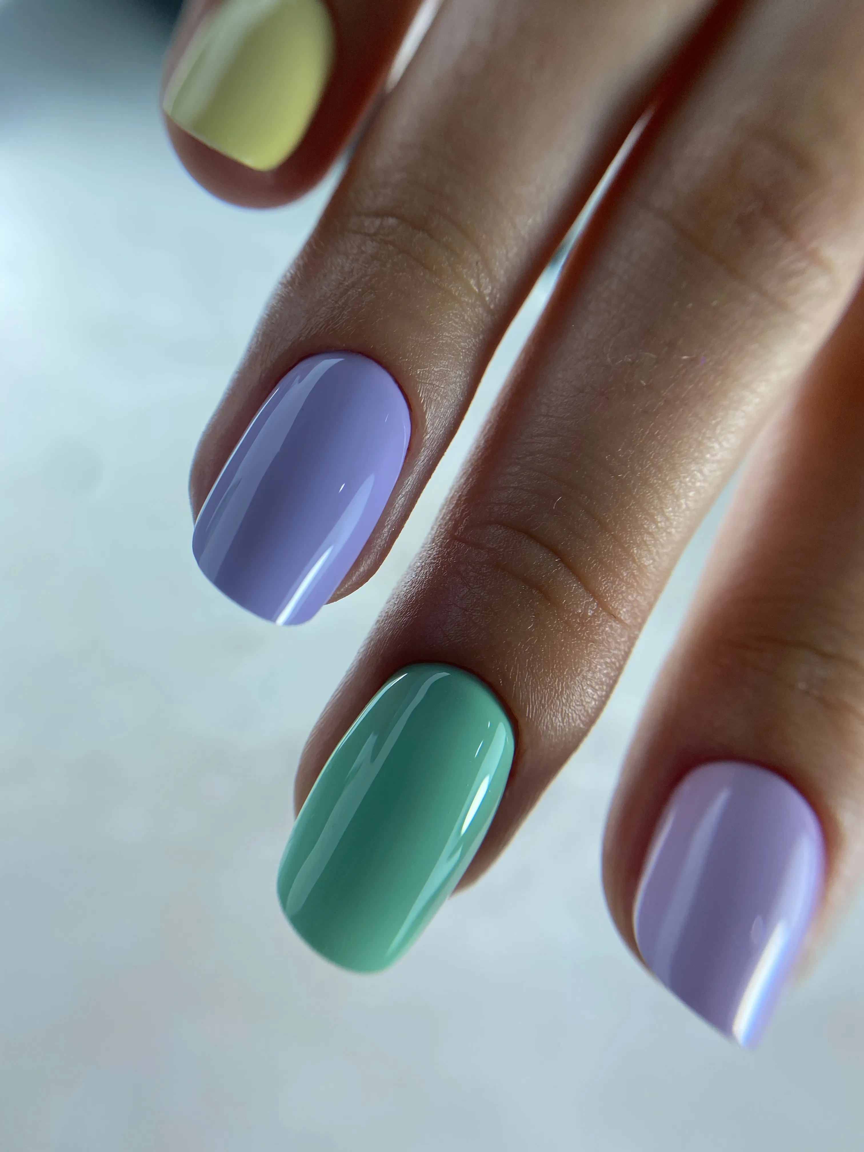 pastel nagels